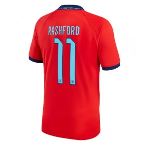 England Marcus Rashford #11 Udebanetrøje VM 2022 Kort ærmer